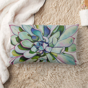 Cactus randen Quinacridon Magenta olieverfschilder Kussen