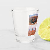 Cactus Red Rock Sunset Natuur Landscapes Arizona Shot Glas (Links)