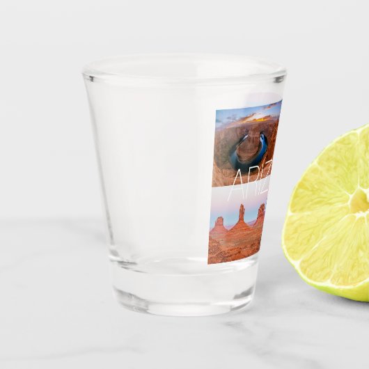 Cactus Red Rock Sunset Natuur Landscapes Arizona Shot Glas (Links)