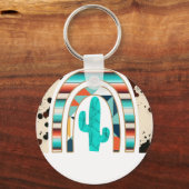 cactus regenboog sleutelhanger (Voorkant)