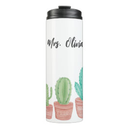 Cactus-reisbeker en thermos voor waardering van le thermosbeker