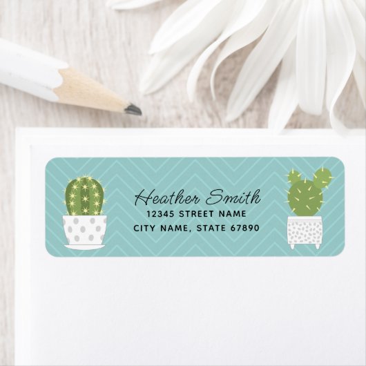 Cactus Return Address Labels (Insitu)
