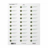 Cactus Return Address Labels (Full Sheet)