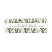Cactus Return Address Labels (Voorkant)