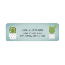 Cactus Return Address Labels