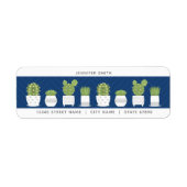 Cactus Return Address Labels (Voorkant)