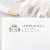 Cactus Return Address Labels (Insitu)