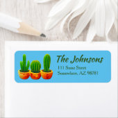 Cactus Return Persoonlijke Adresetiketten Etiket (Insitu)