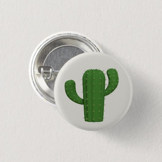Cactus Ronde Button 3,2 Cm (Voorkant /achterkant)