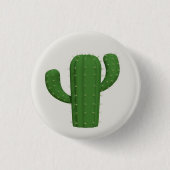 Cactus Ronde Button 3,2 Cm (Voorkant)