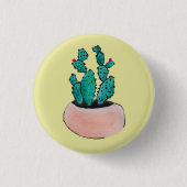 Cactus Ronde Button 3,2 Cm (Voorkant)