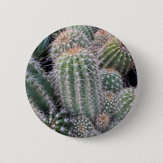 Cactus Ronde Button 5,7 Cm (Voorkant)