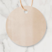 Cactus roze bloem boho meisje baby shower bedankt bedankjes labels (Achterkant)