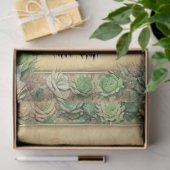 Cactus Roze Bloem Ephemera Collage Art No6 Tissuepapier (Geschenk)