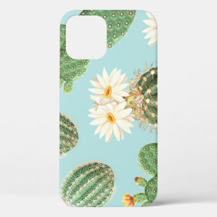 Cactus, roze bloemen: licht decor Case-Mate iPhone case