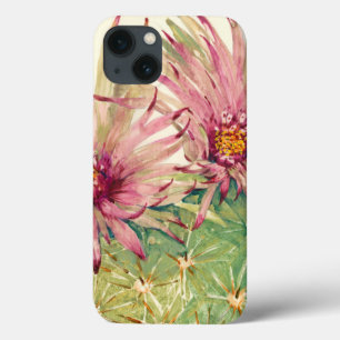 Cactus Roze bloesems iPhone 13 Hoesje
