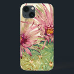 Cactus Roze bloesems iPhone 13 Hoesje<br><div class="desc">Cactus Pink Blossom Artist: Tim OToole</div>