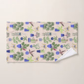 Cactus roze patroon bad handdoek (Handdoek)