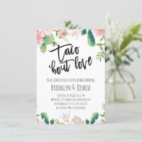 Cactus Roze Taco 'bout Love Koppels Bruiloft