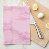 Cactus roze theedoek (Quarter Fold)