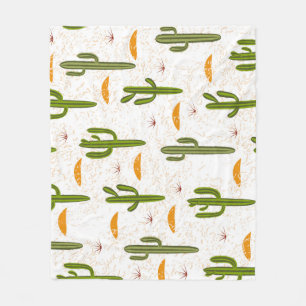 Cactus Sand: Mexicaanse stijl naadloos. Fleece Deken