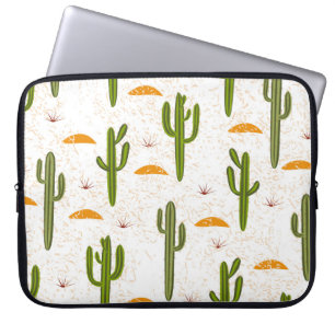 Cactus Sand: Mexicaanse stijl naadloos. Laptop Sleeve