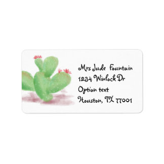Cactus schilder Return Address Mailing Label