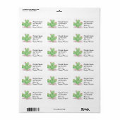 Cactus schilder Return Address Mailing Label (Full Sheet)