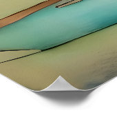 Cactus schilderij weelderig in de buurt van Rock D Poster (Hoek)