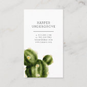 Cactus schoonmaken visitekaartje (Achterkant)