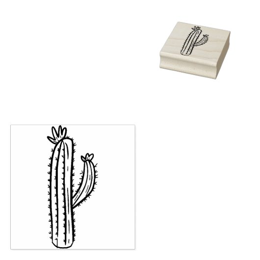 Cactus Scrapbooking Rubberstempel (Gestempeld)