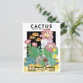 Cactus Seed Package Briefkaart (Staand voorkant)