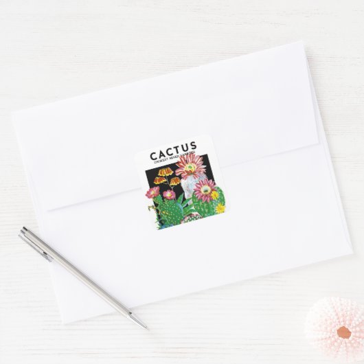 Cactus Seed Packet Label (Envelop)