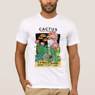 Cactus Seed Packet Label T-shirt