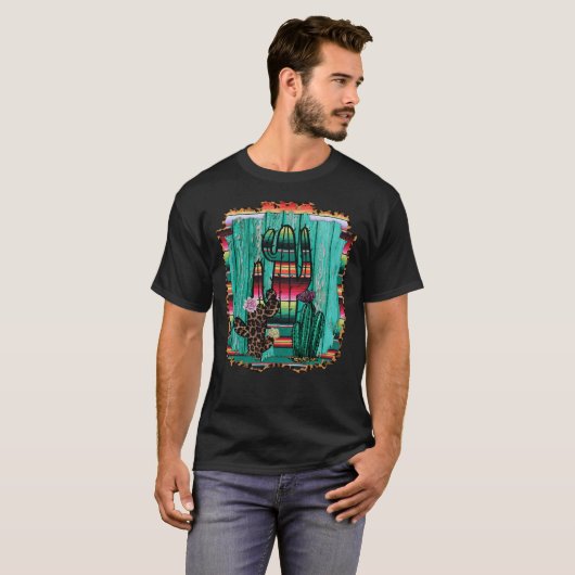 Cactus Serape T-shirt (Voorkant volledig)