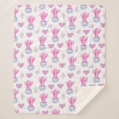 Cactus Sherpa Deken (Voorkant)