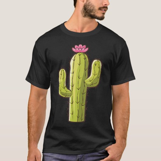 Cactus Shirt Volwassen Kinder Mannen Vrouwen Cactu (Voorkant)