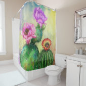 Cactus Shower Curtain Douchegordijn (In situ)