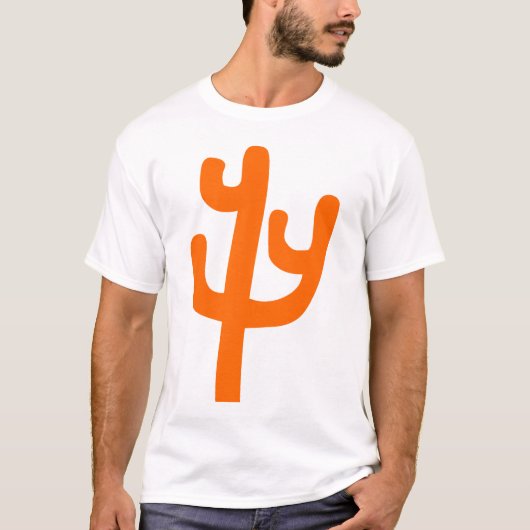 Cactus - Sinaasappel T-shirt (Voorkant)