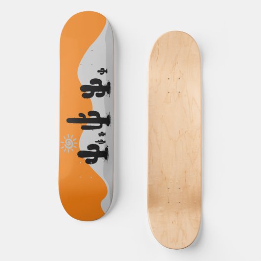 Cactus Skateboard Deck (Voorkant)