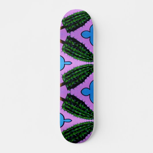 Cactus skateboard. persoonlijk skateboard (Voorkant)
