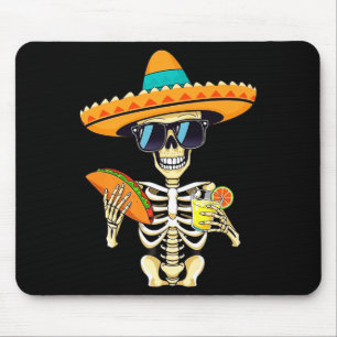 Cactus Skelet Sombrero Cinco De Mayo Mexicaans Fee Muismat