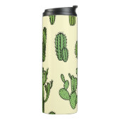 Cactus Sketch:  bloemenelegantie. Thermosbeker (Gedraaid links)