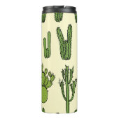 Cactus Sketch:  bloemenelegantie. Thermosbeker (Achterkant)