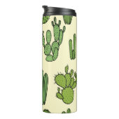 Cactus Sketch:  bloemenelegantie. Thermosbeker (Geroteerd rechts)