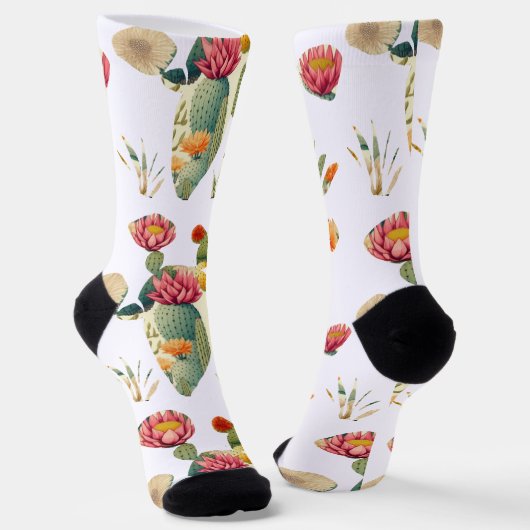 Cactus Sokken (Gebogen)