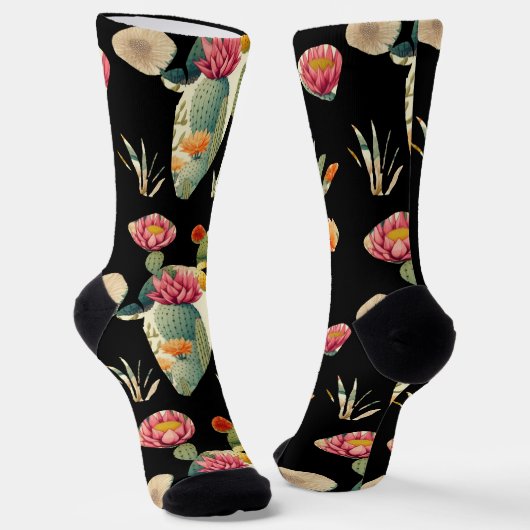 Cactus Sokken (Gebogen)