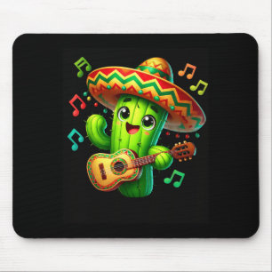 Cactus Sombrero Gitaar Cinco De Mayo Jongens Kinde Muismat