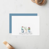 Cactus Speciaal Visitekaartje Notitiekaartje (Voorkant / Achterkant in situ)