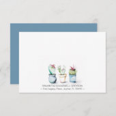 Cactus Speciaal Visitekaartje Notitiekaartje (Voorkant / Achterkant)